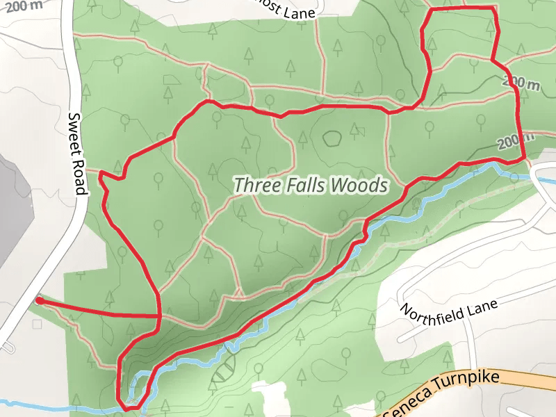 Three Falls Woods Loop