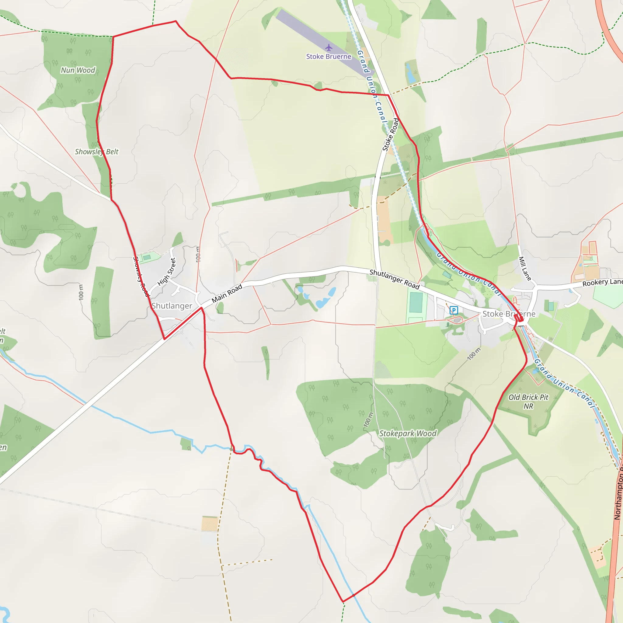 Old Brick Pit NR and Nun Wood mobile static map
