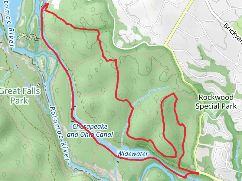Valley, Gold Mine and Chesapeake and Ohio Canal Loop Trail