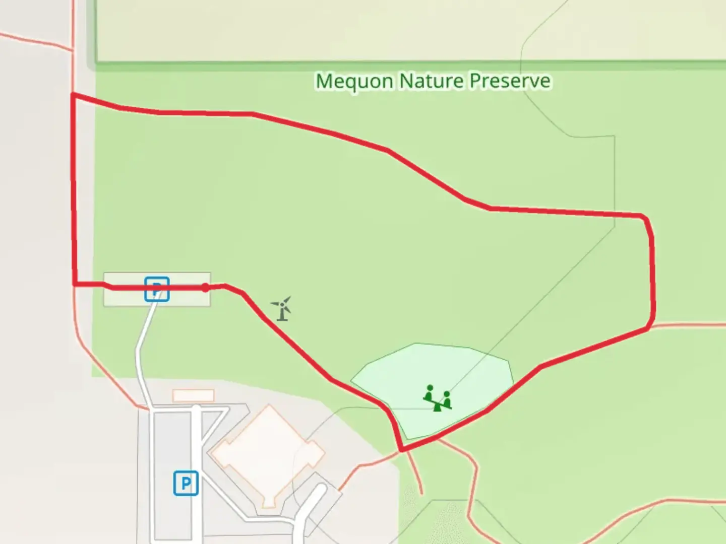 An image depicting the trail West County Line Road Loop and its surrounding area.