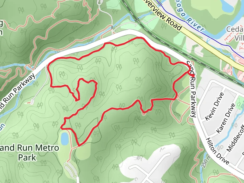 Sand Run Metro Park - Dogwood Loop Trail
