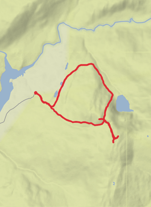 Hike on Pumlumon Fawr mobile static map