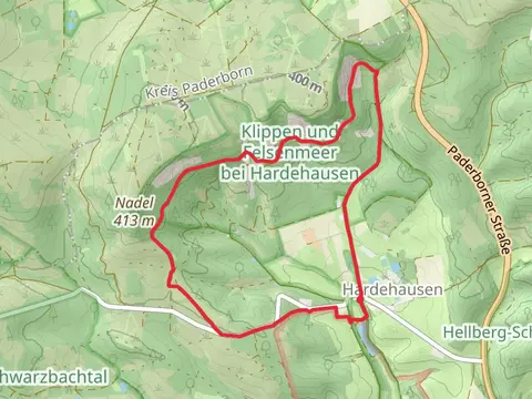 Wisentweg West and KlimaErlebnis Route - Hardehausen