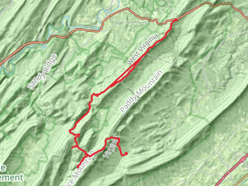 Tuscarora - Little North Mountain Trail