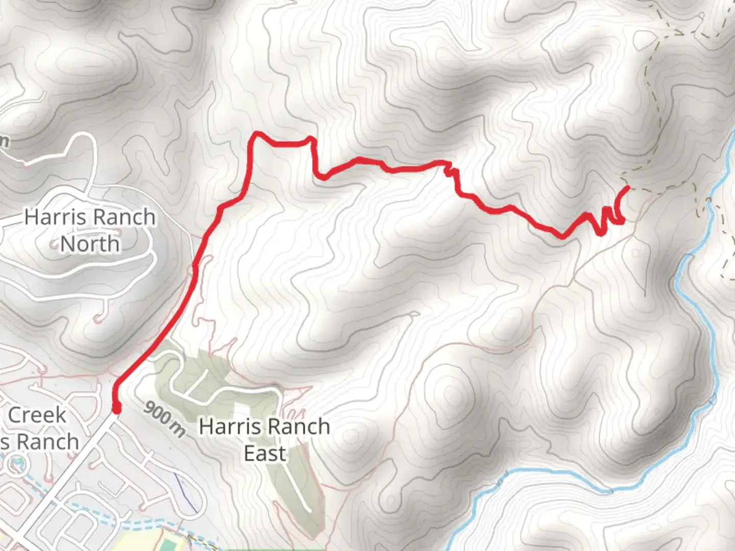 An image depicting the trail Council Spring Creek - Homestead Trail and its surrounding area.