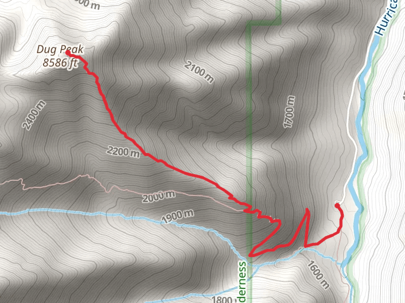 Dug Peak via Falls Creek Trail