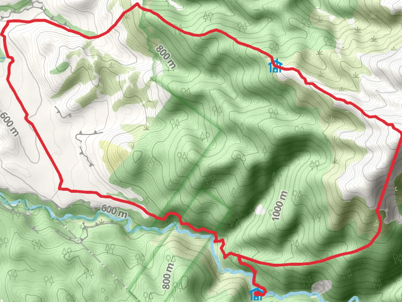 Purity - Kelly Knight Hut Loop Track mobile static map
