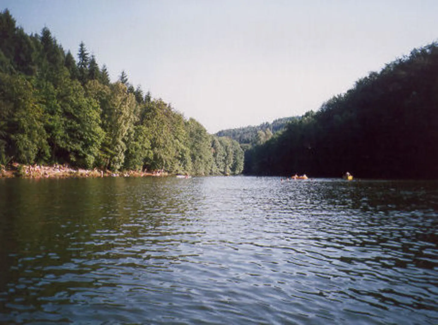 An image depicting the trail Eiswoog and Schorlenberg Loop via Parkplatz Eiswood Rundweg 14 and its surrounding area.