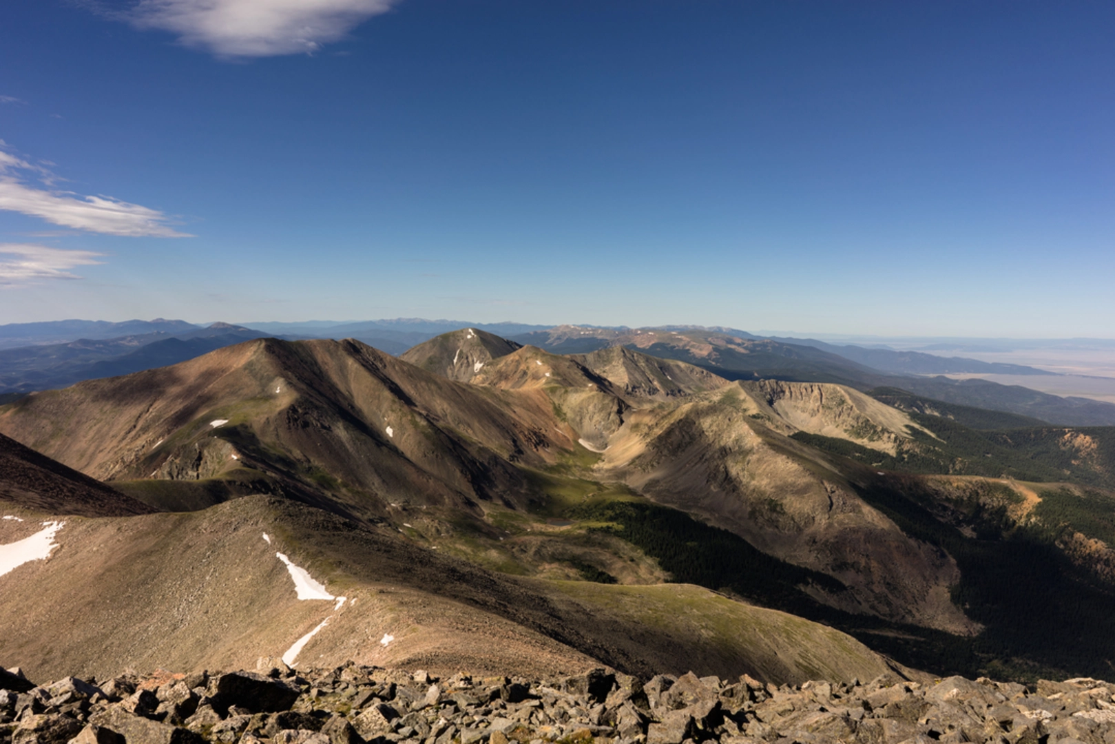 An image depicting the trail Culebra Peak Trail and its surrounding area.