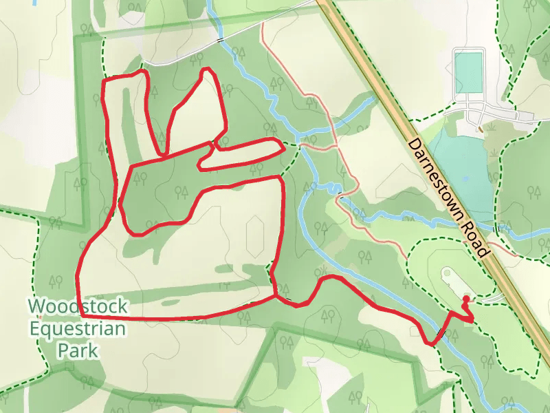 Greenburg Challenge Loop via Two Bridges Trail