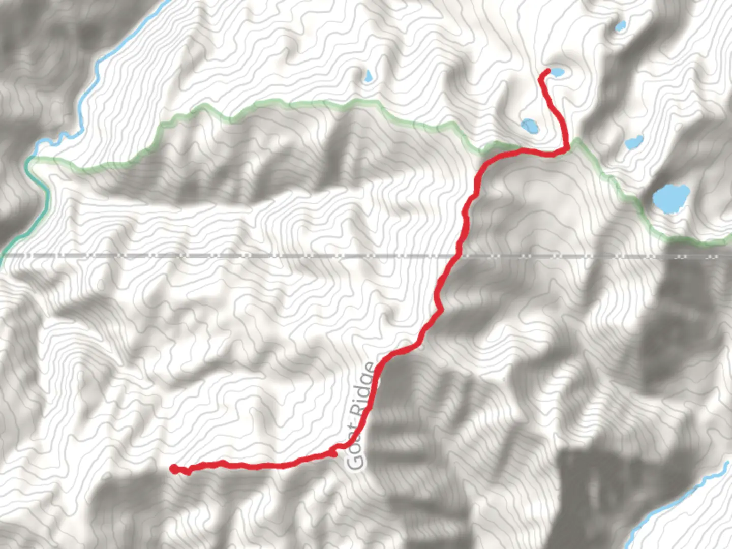 An image depicting the trail Larkins Peak and Mud Lake Walk and its surrounding area.