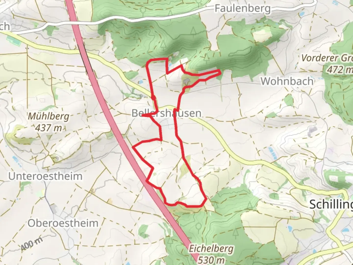 An image depicting the trail Laurentius Loop and its surrounding area.