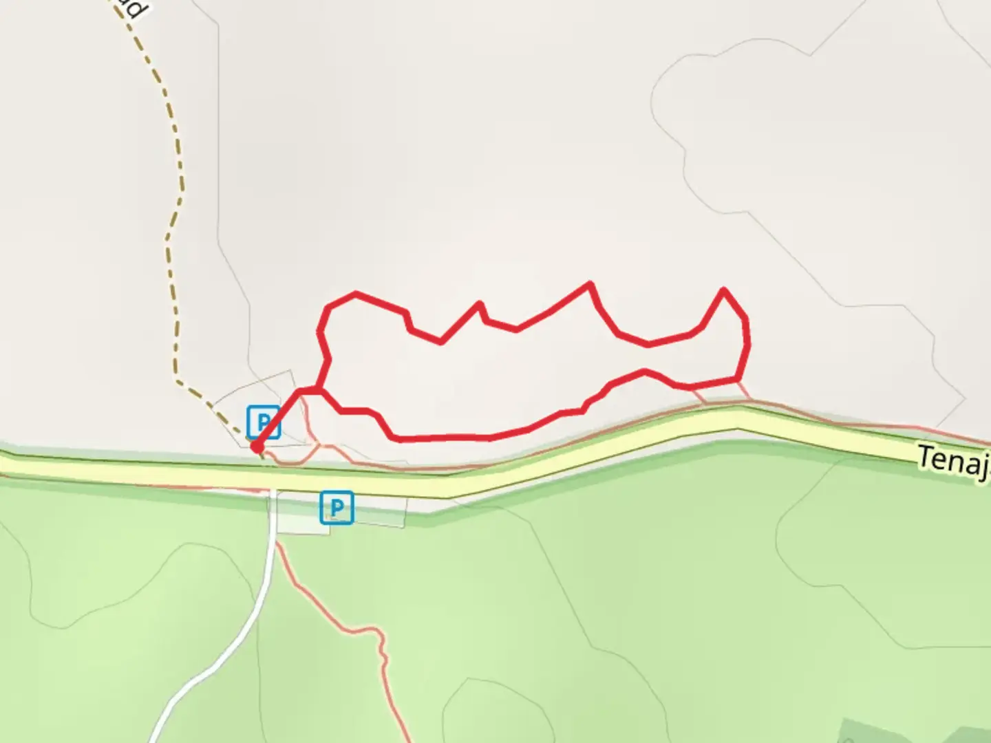 An image depicting the trail Sylvan Meadows Road Loop and its surrounding area.