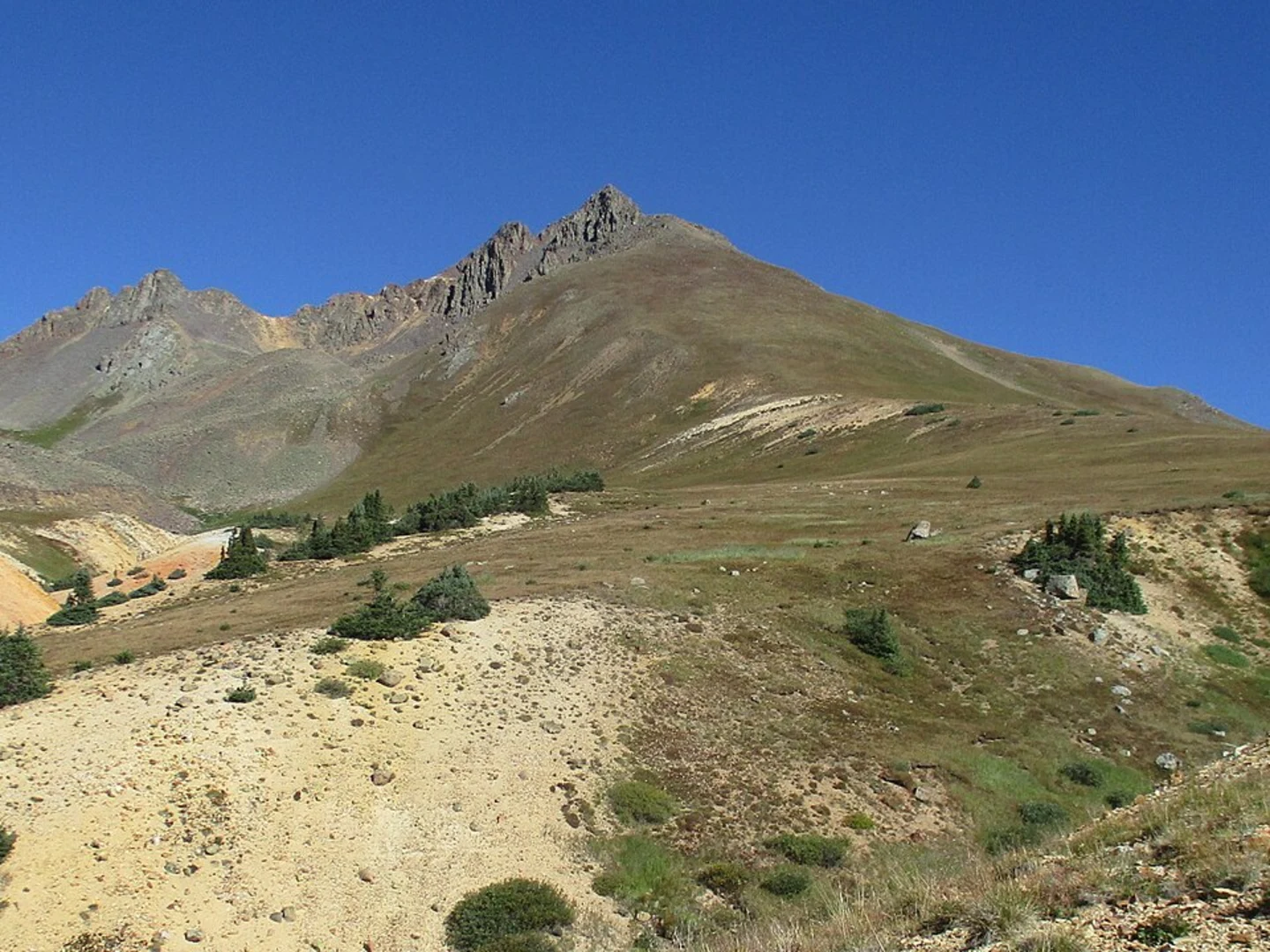 An image depicting the trail Matterhorn Peak and its surrounding area.