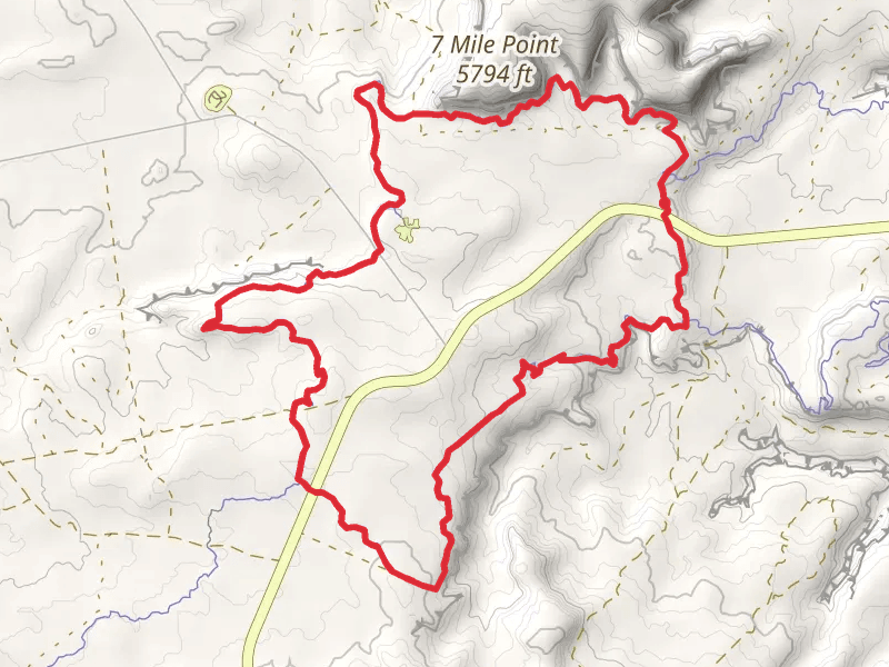 Coney Islands, Big Lonely and Big Mesa Trail