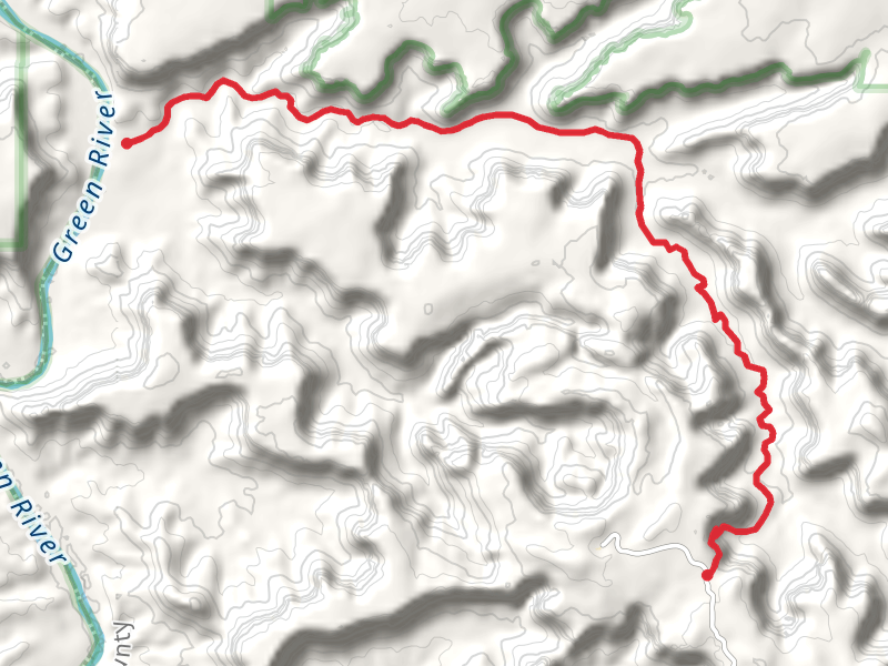 Taylor Canyon Road and Alcove Spring Trail