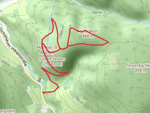 Vorderer Finsterbach and Hinterer Möstfelsen Loop