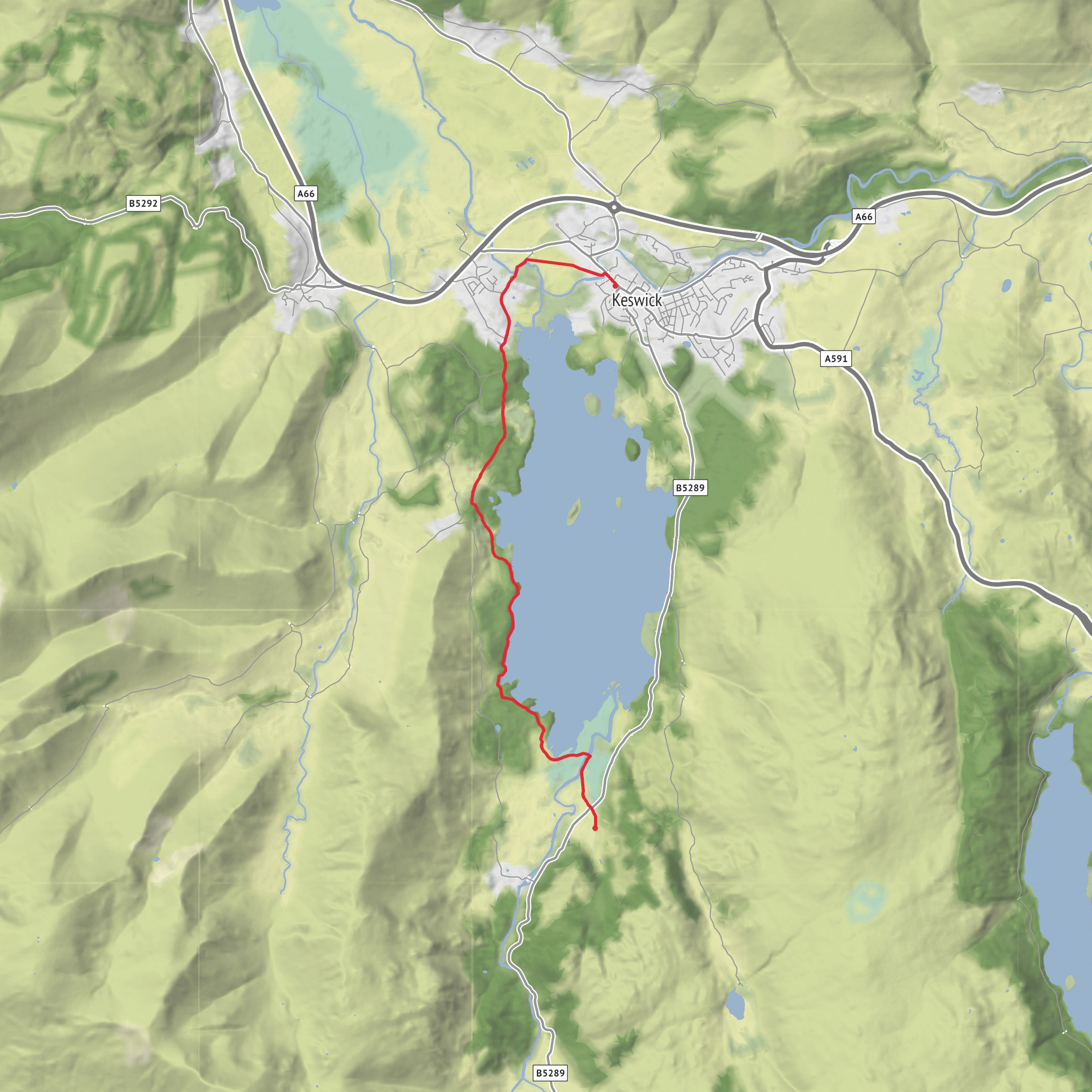 Lake District National Park - May 7 mobile static map