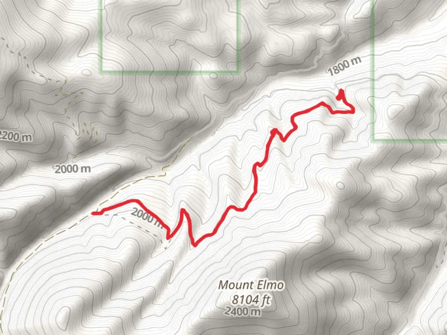 An image depicting the trail W Fk Cottonwood Trail and its surrounding area.