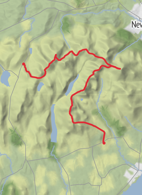 Hike from Hilltown mobile static map