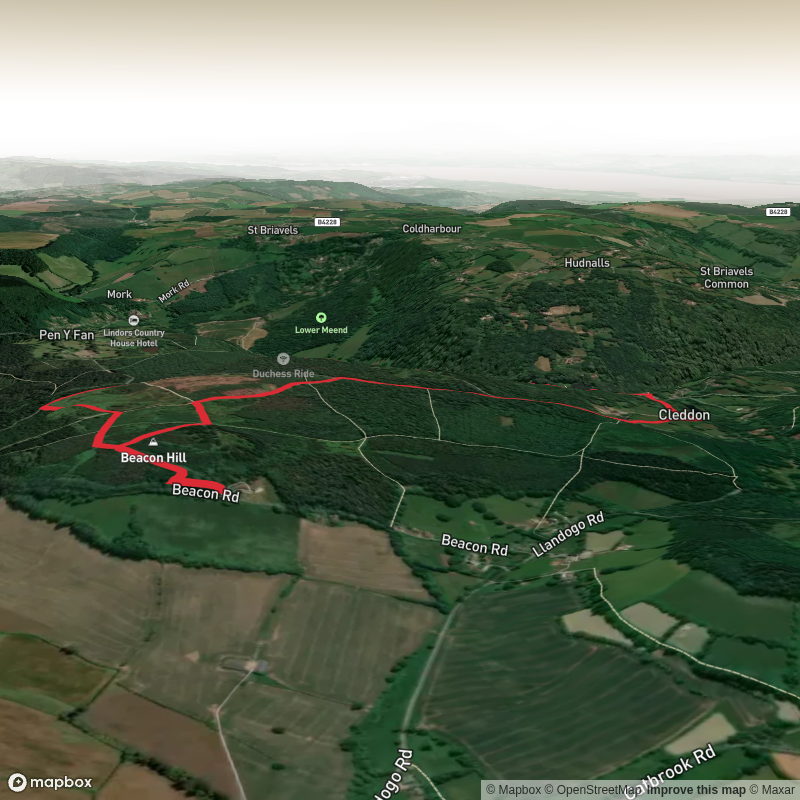 Trellech Beacon and Cleddon Falls Loop