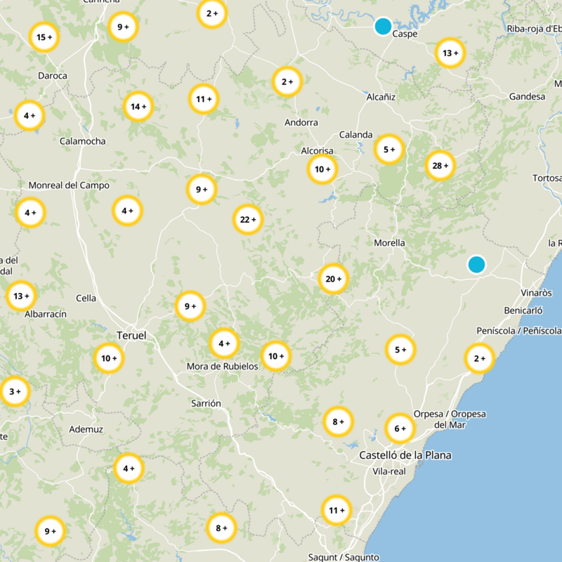 Fortanete Static Map