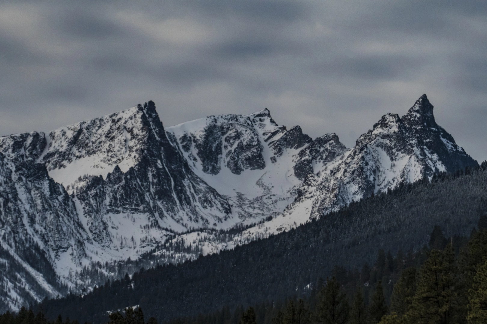 An image depicting the trail Trapper Peak Trail and its surrounding area.