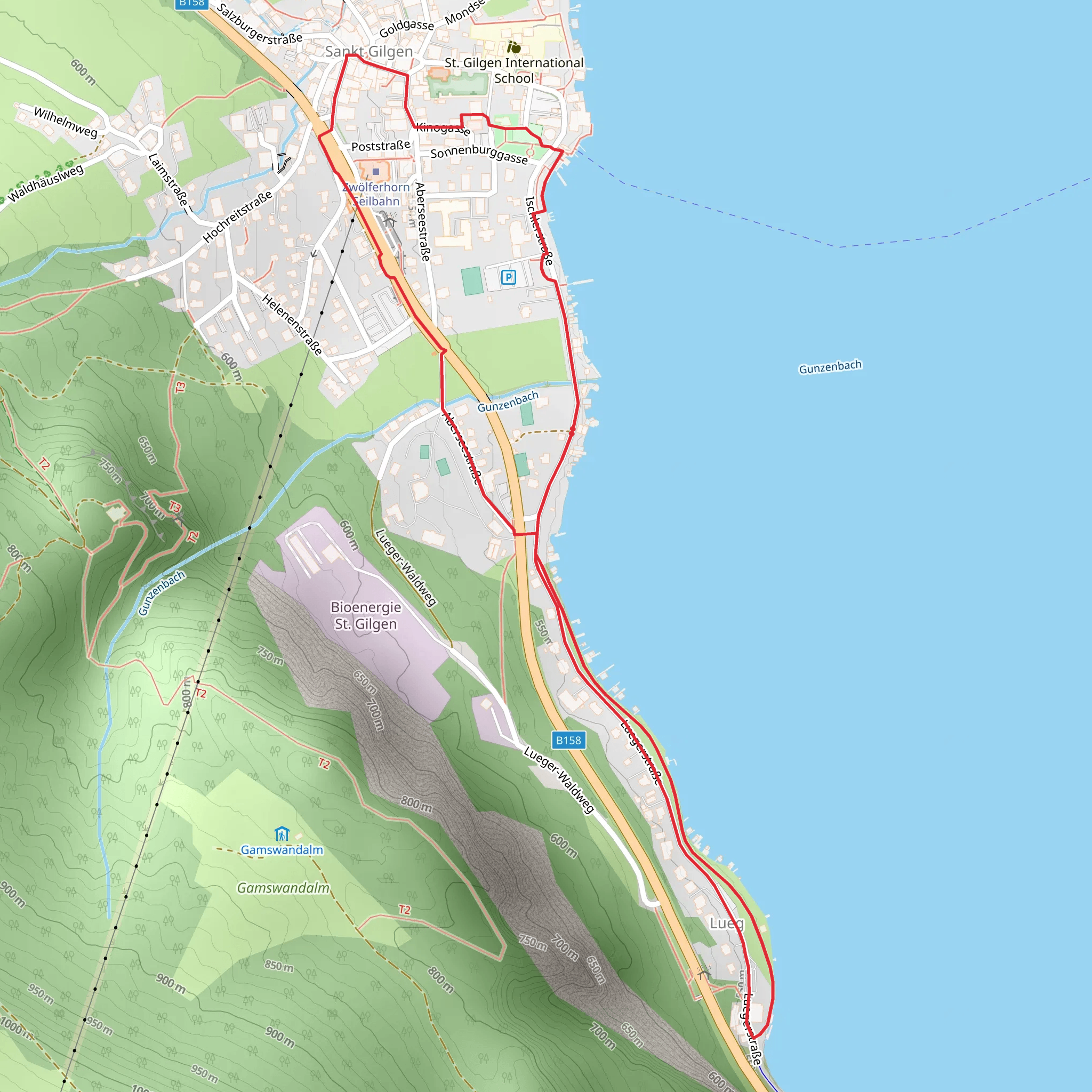 The Lueg Loop mobile static map