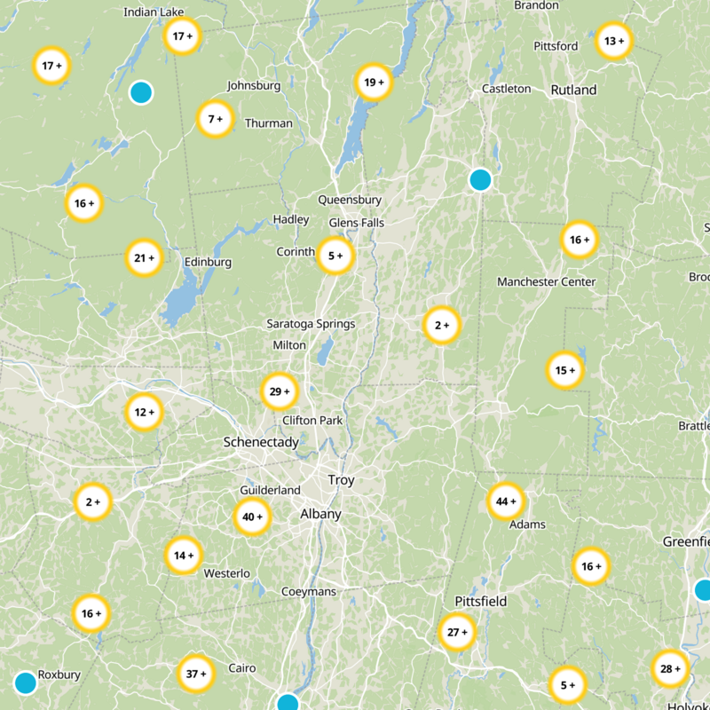 Saratoga County Static Map