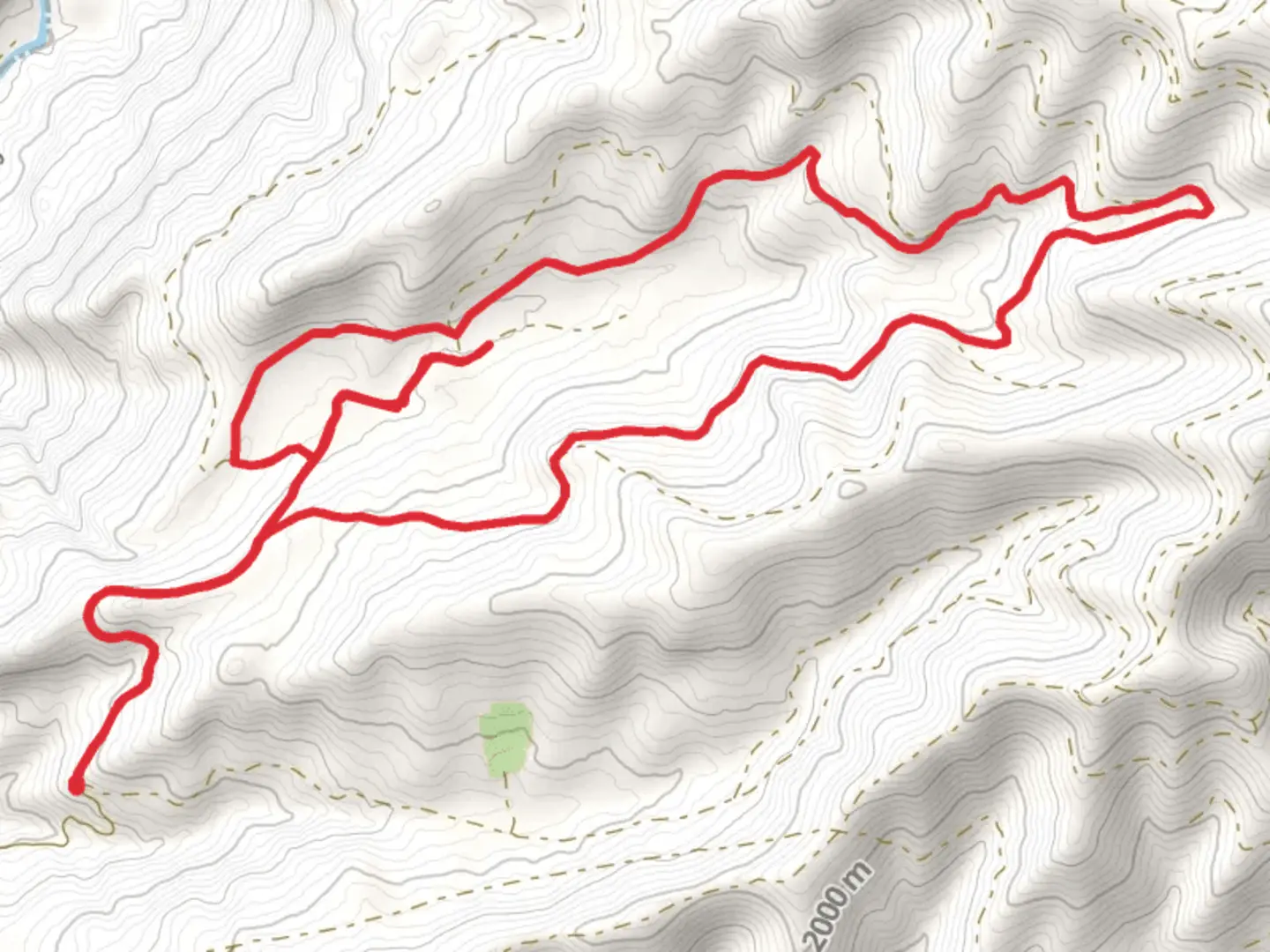 An image depicting the trail Big Rattlesnake Creek Loop and its surrounding area.