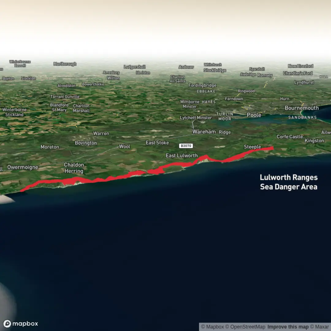 An image depicting the trail Kimmeridge to Ringstead Ledge via Lulworth Cove and its surrounding area.