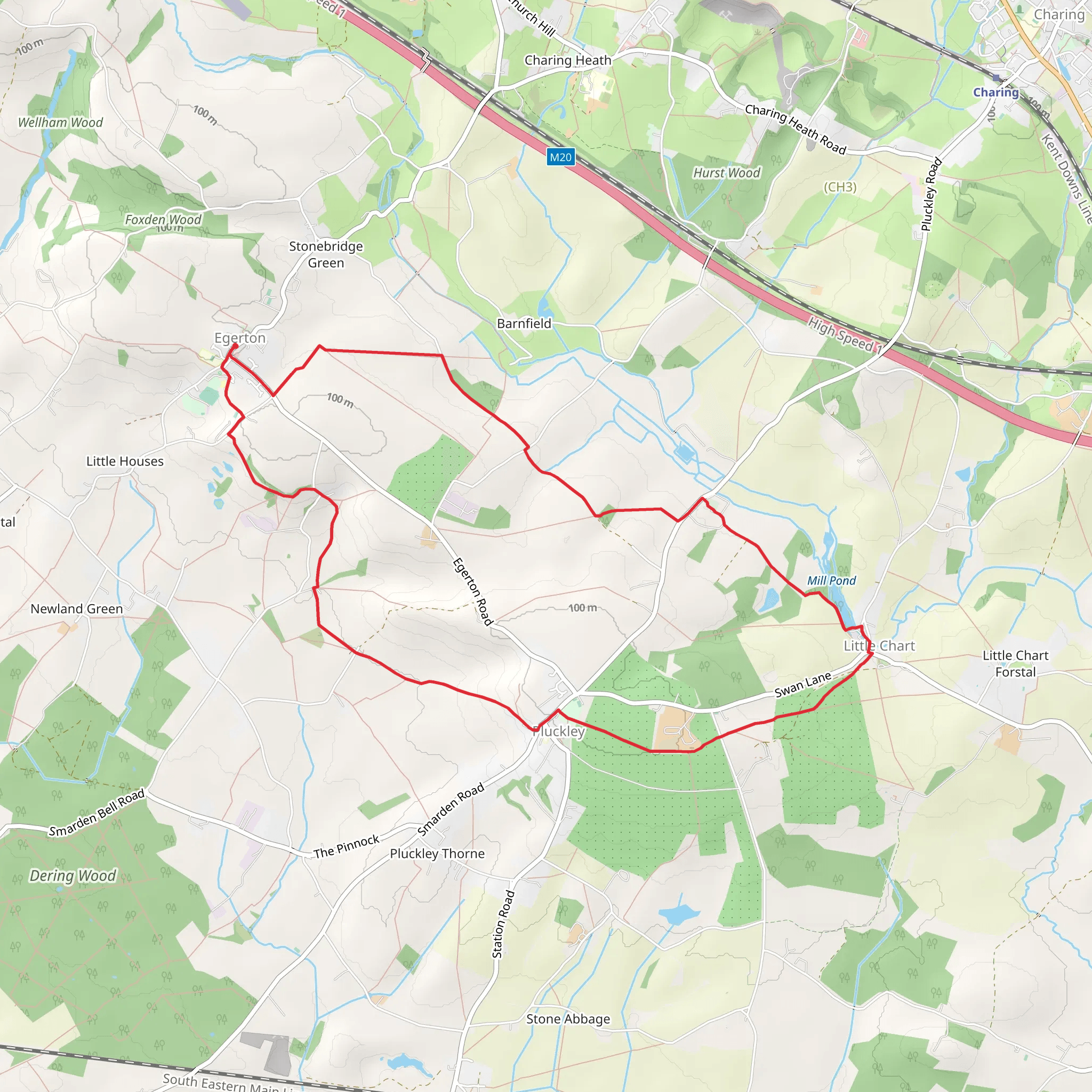 Iden Plantation and Little Chart Loop mobile static map