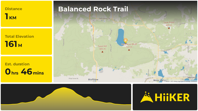 Balanced Rock Trail | Sauk County | Wisconsin