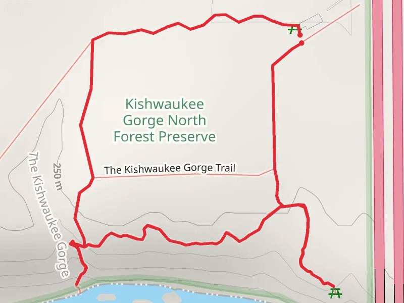 The Kishwaukee Gorge Loop Trail
