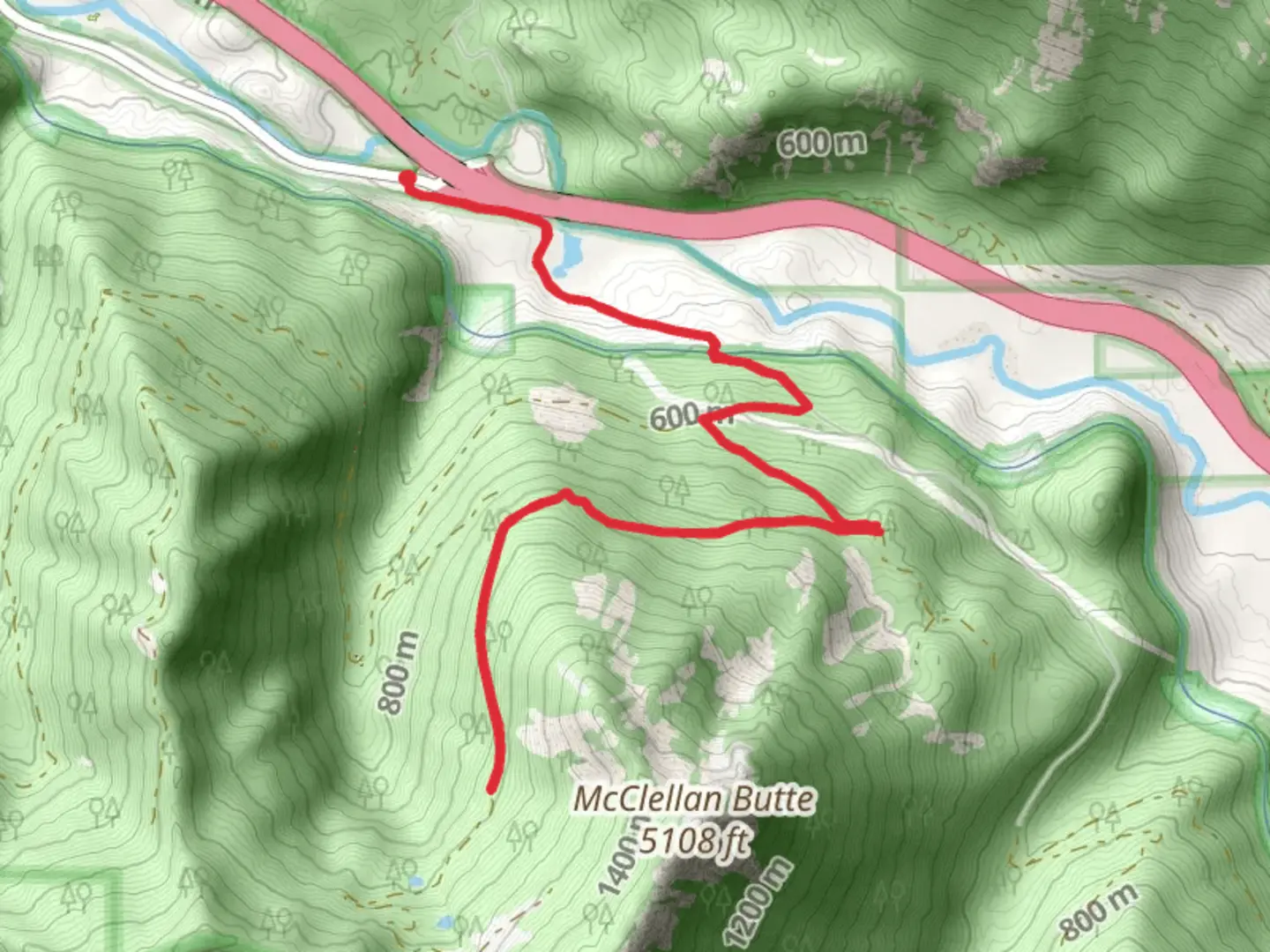 An image depicting the trail Garcia and its surrounding area.
