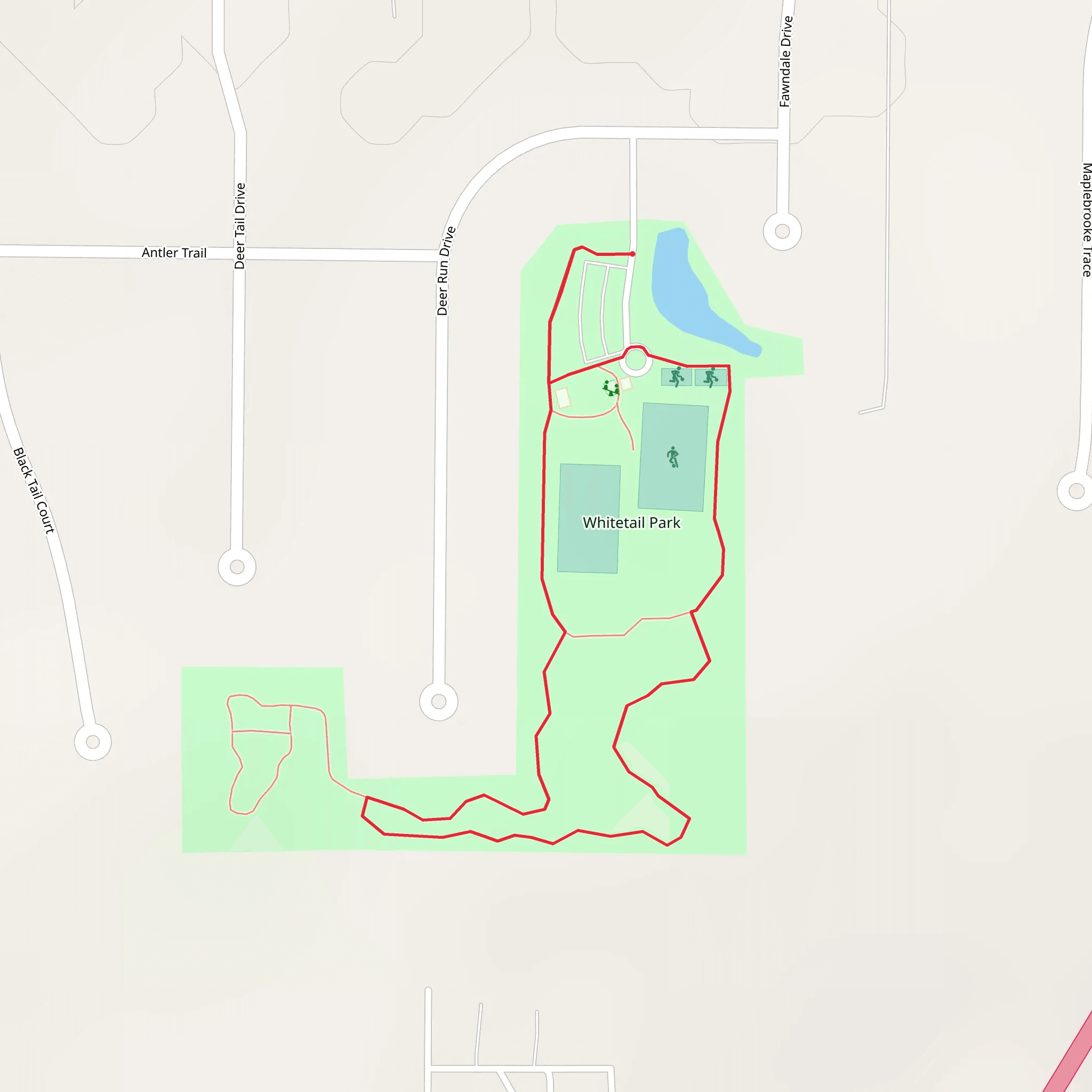 Deer Run Drive Loop mobile static map