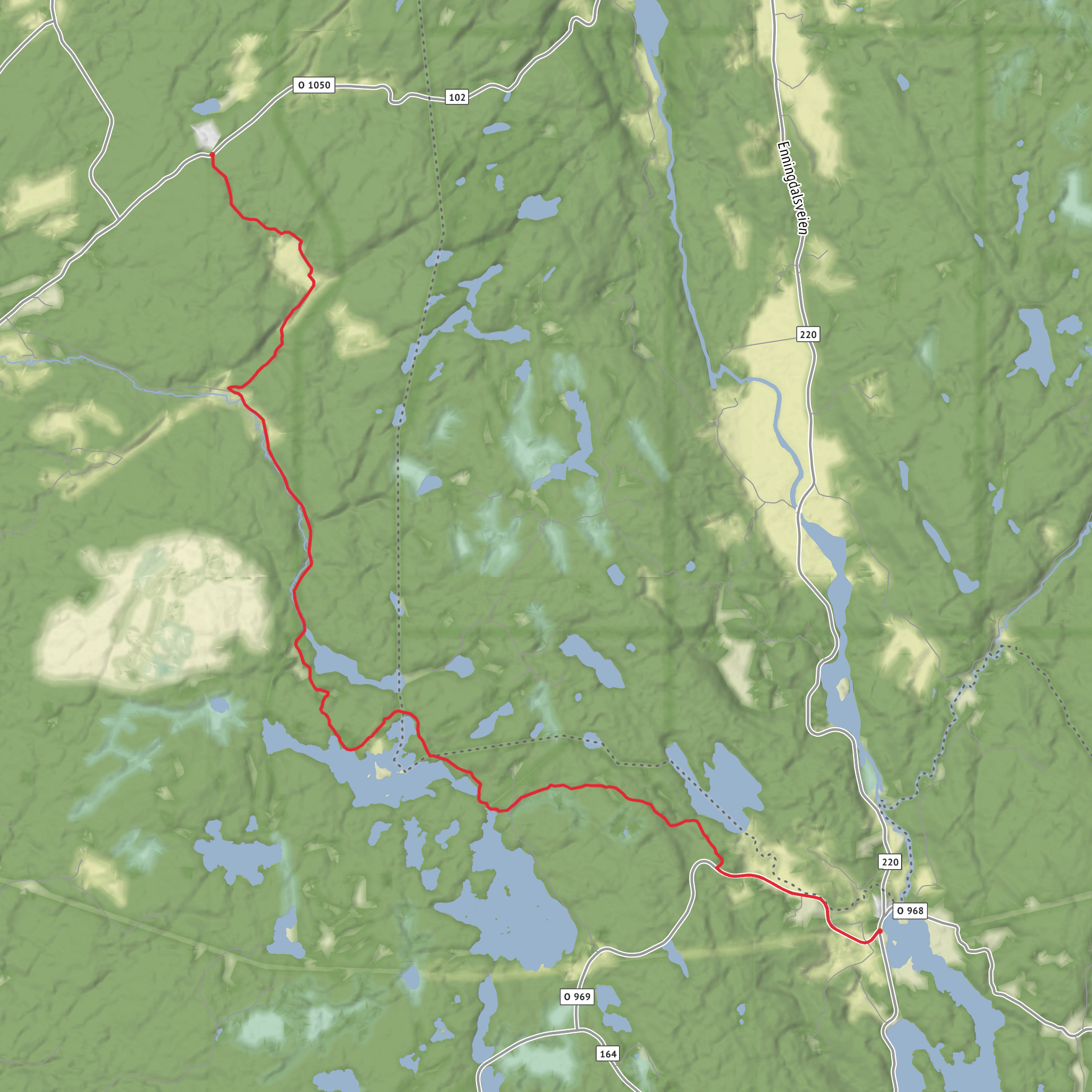 Bohusleden Trail stage 4 mobile static map