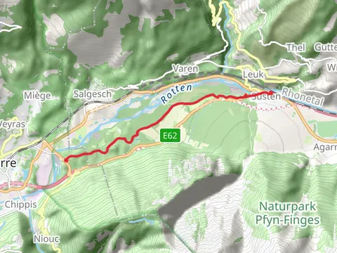 Susten - Pfyn Finges Forest Trail