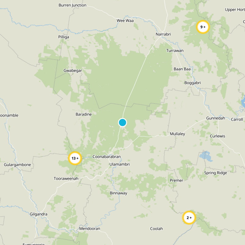 Warrumbungle Shire Static Map