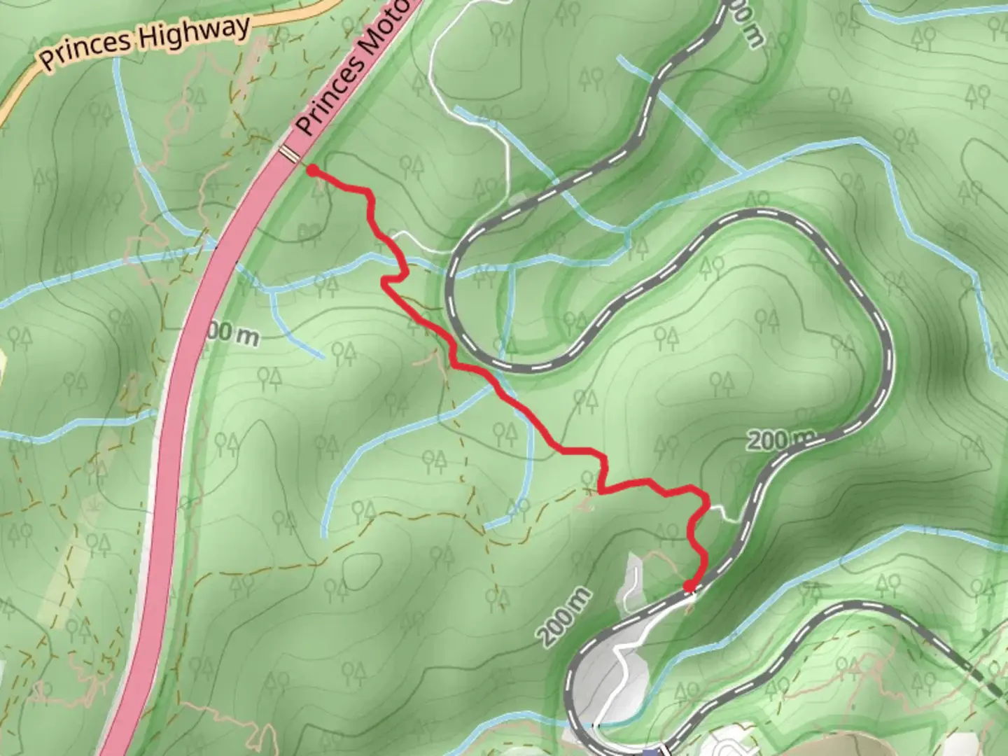 An image depicting the trail Cawleys Road Trail and its surrounding area.