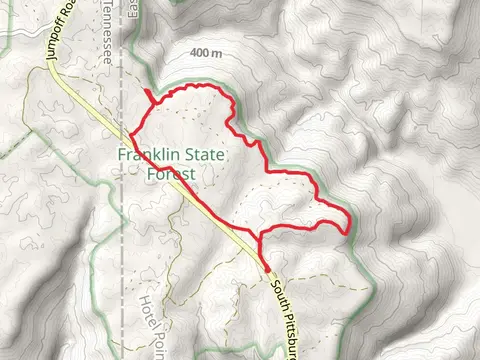 South Pittsburg Mountain Road and Hiking Trail