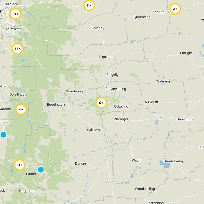 Shire Of Cuballing Static Map