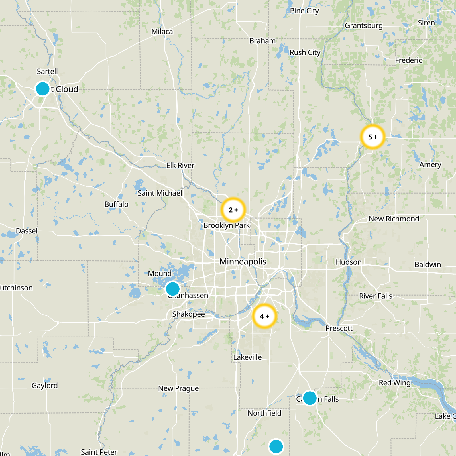 Hennepin County Static Map
