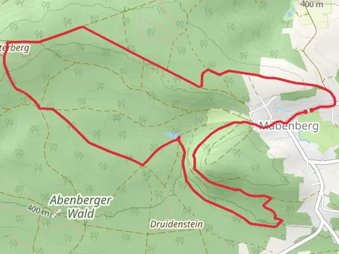 Atlasweiher via Rundwanderweg Abenberg