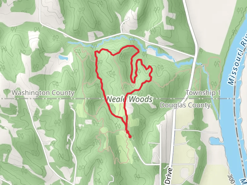 Neale Trail, Settlers Trail and Raccoon Hollo Loop