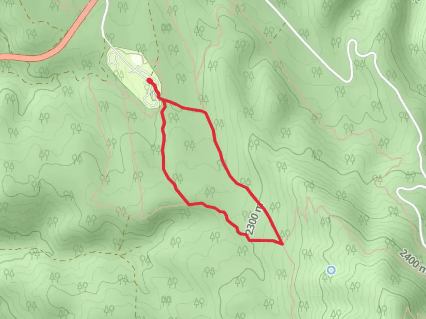 An image depicting the trail G Lcop Access Trail and its surrounding area.