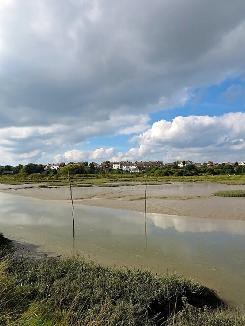 An image depicting the trail Saxon Shore Way and Swale Heritage Loop and its surrounding area.