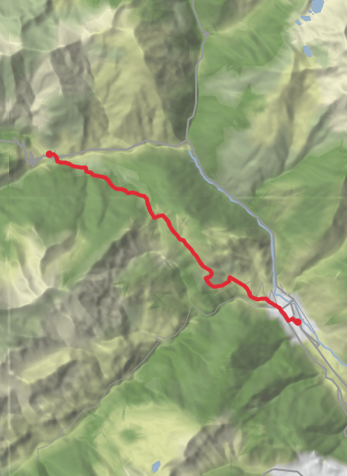 Hike from Saint-Dalmas-le-Selvage mobile static map