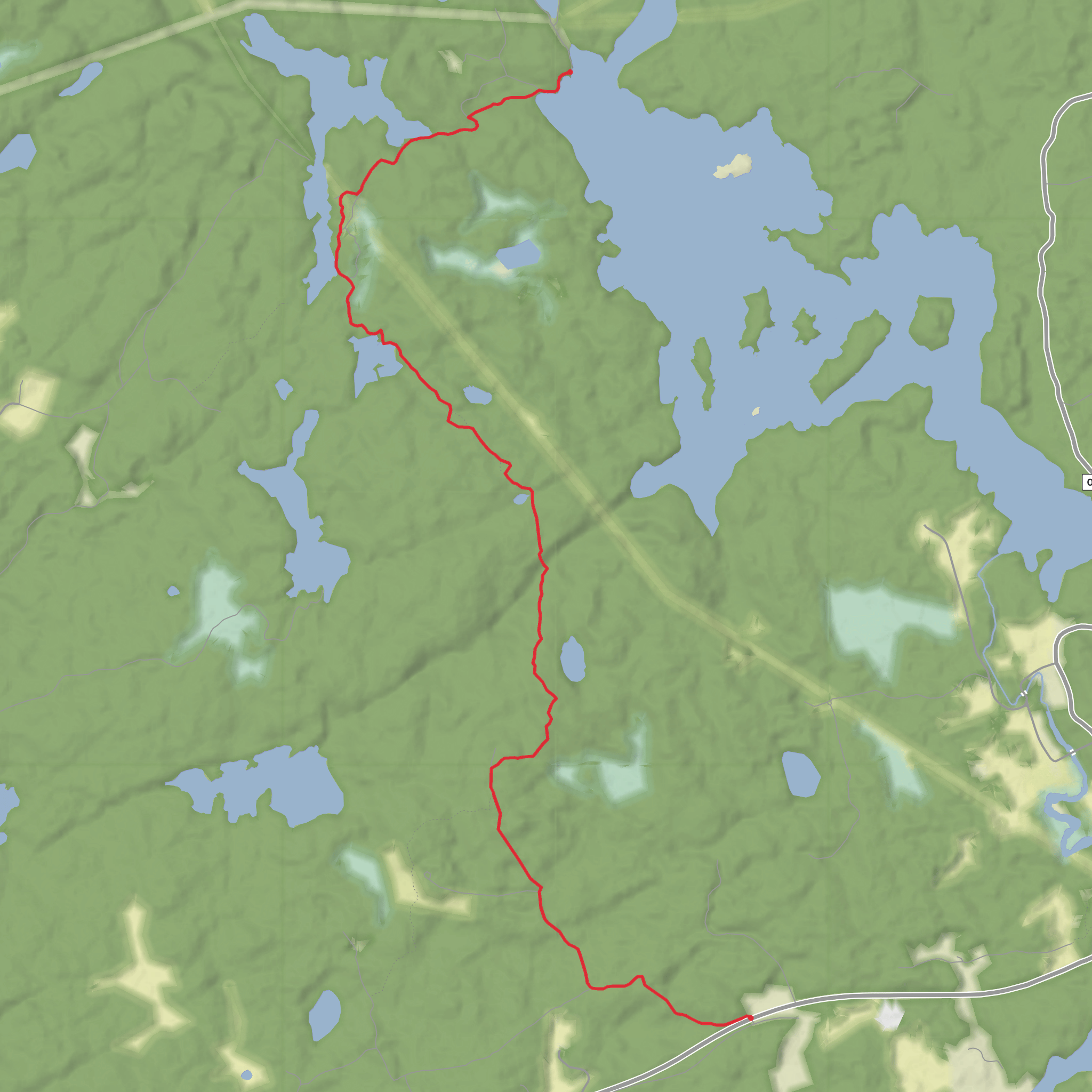 Bohusleden Trail stage 6 mobile static map