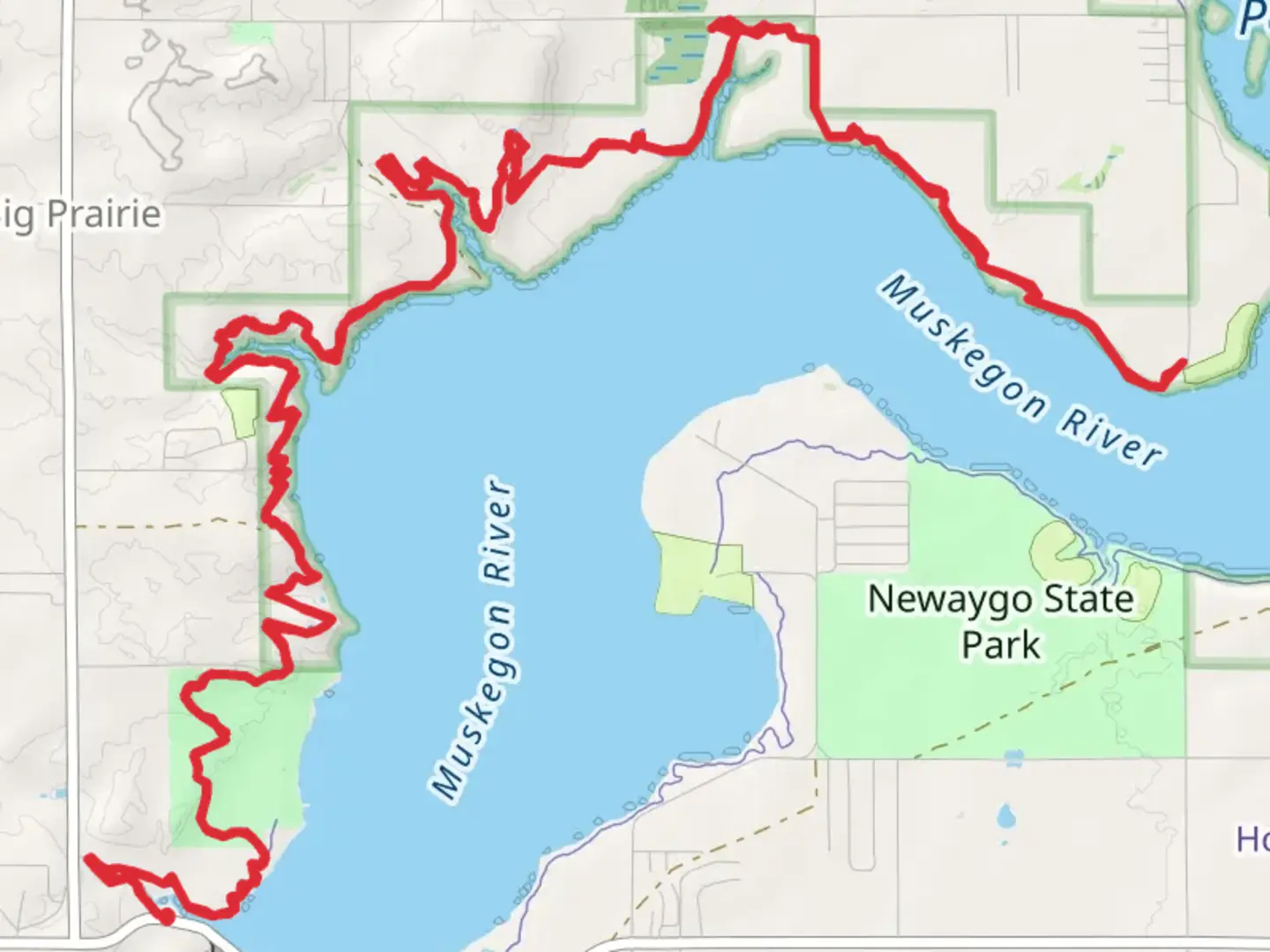 An image depicting the trail The Dragon Trail and its surrounding area.